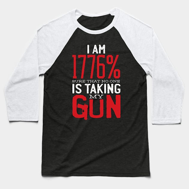 2nd Amendment Support Baseball T-Shirt by BamBam